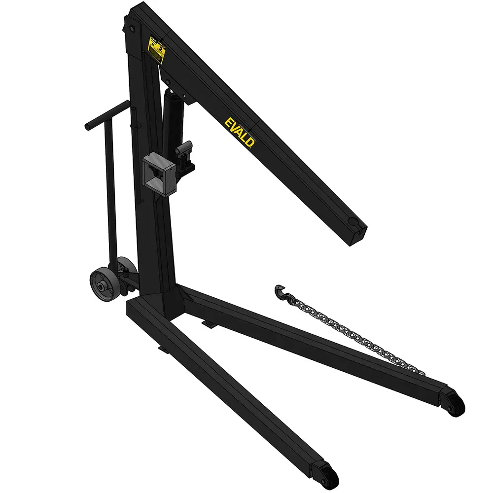Guincho hidráulico 2 TON com prolongador EVGH-2TP Evald — fotografia de referência