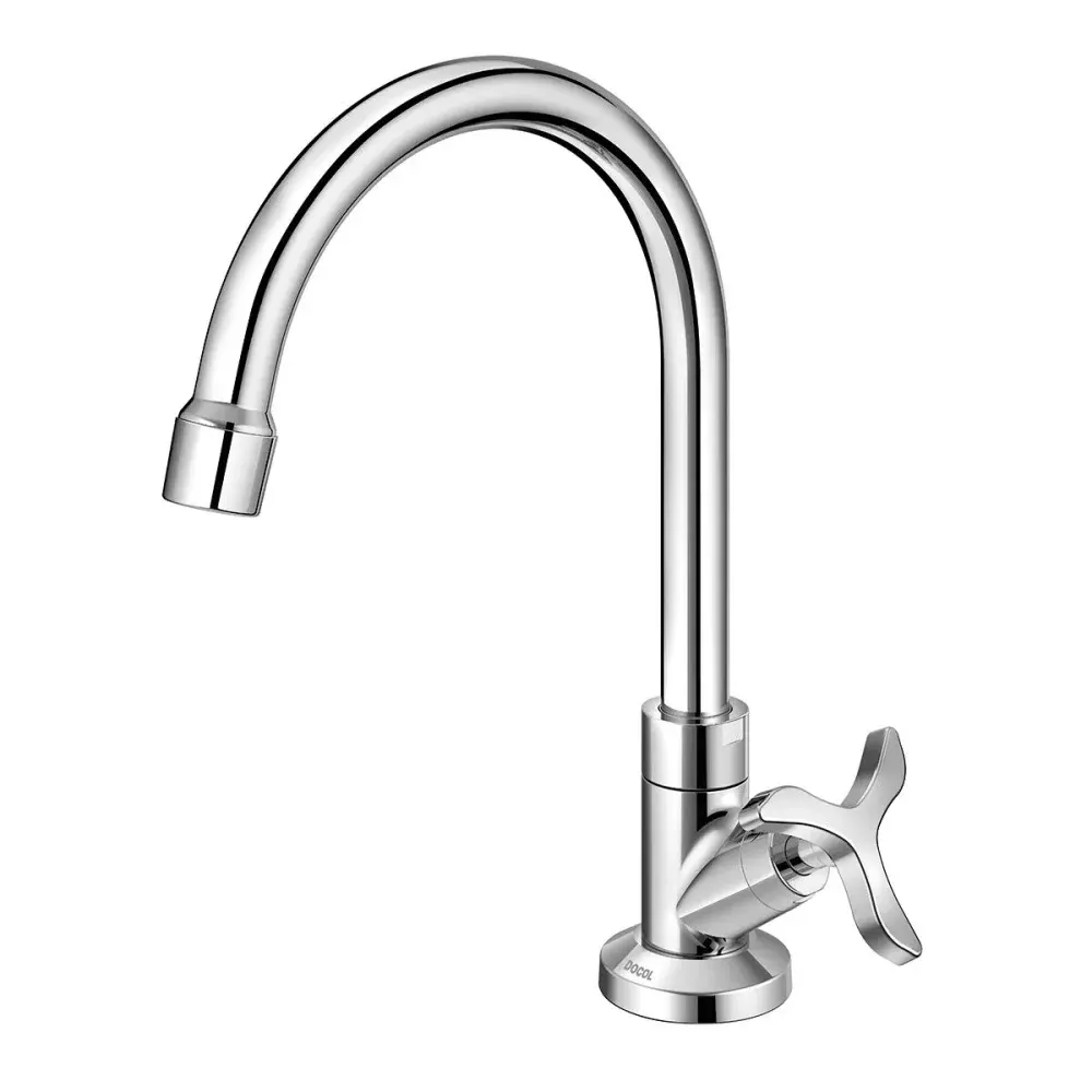 Torneira para banheiro bica fixa mesa nova pertutti 1/2 Docol