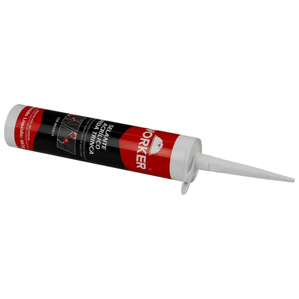 Selante acrílico veda trinca branco 463G Worker — fotografia 10