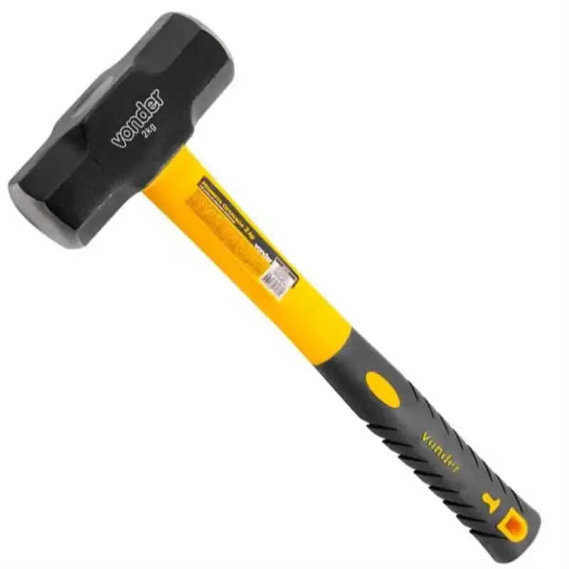 Marreta Oitavada 2.0 kg com Cabo de Fibra VONDER