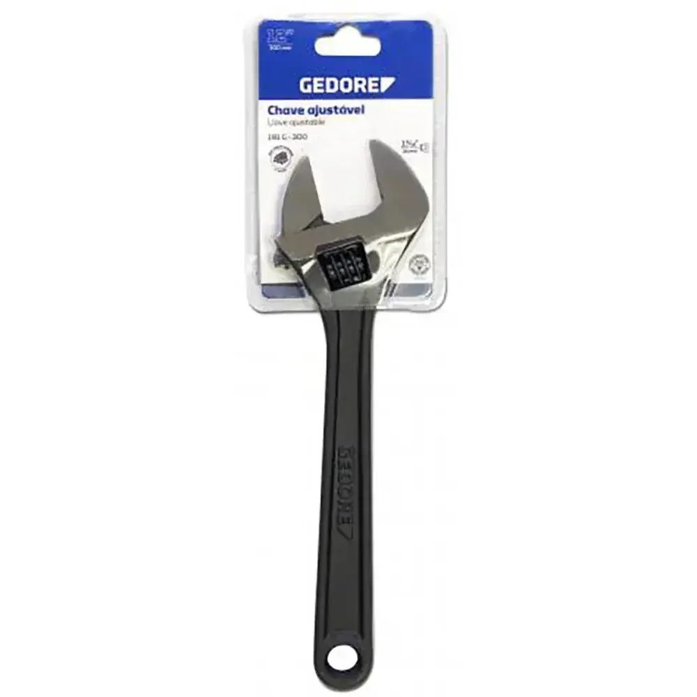 Chave ajustável em aço cromo vanádio 2,3/16”,0MM Gedore — fotografia 3