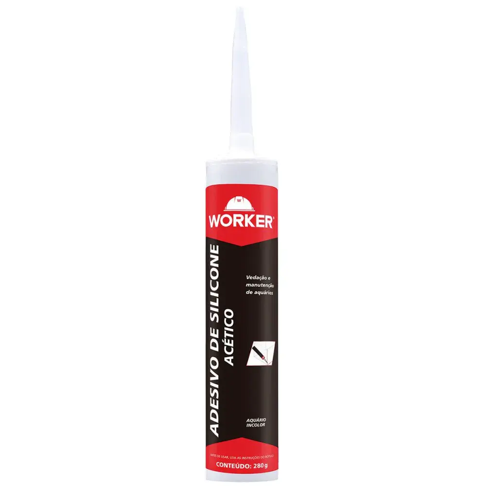 Silicone aquário incolor 280G Worker — fotografia de referência