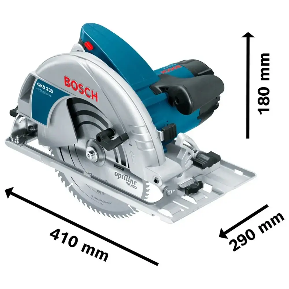 Serra circular 9,1/4POL 1700W GKS-235 Bosch 220 V — fotografia 4