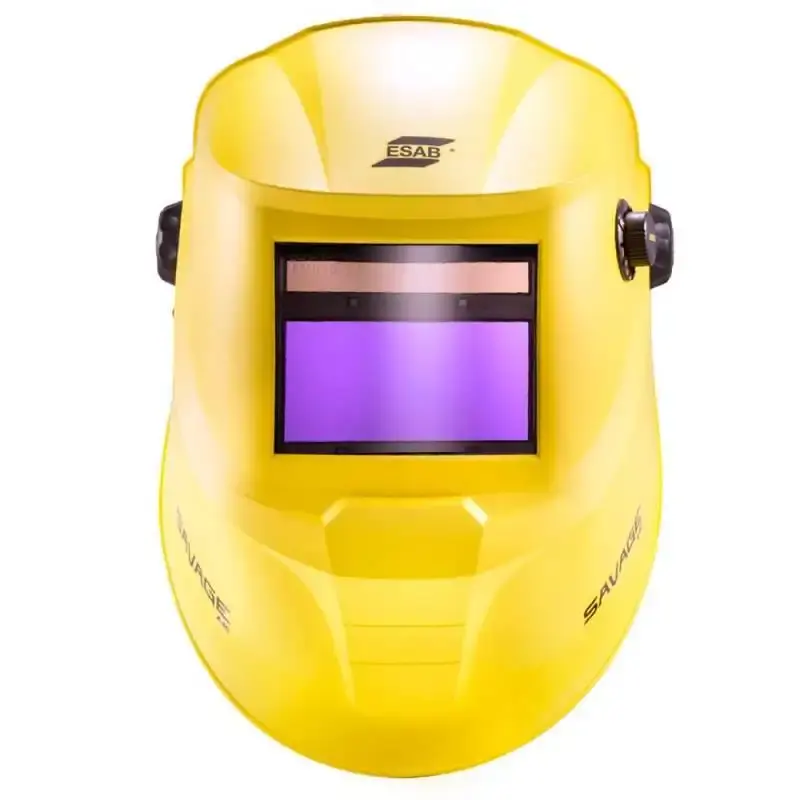 Máscara para solda automática regulagem 9 à 13 A40 savage amarela 742089 Esab — fotografia 2