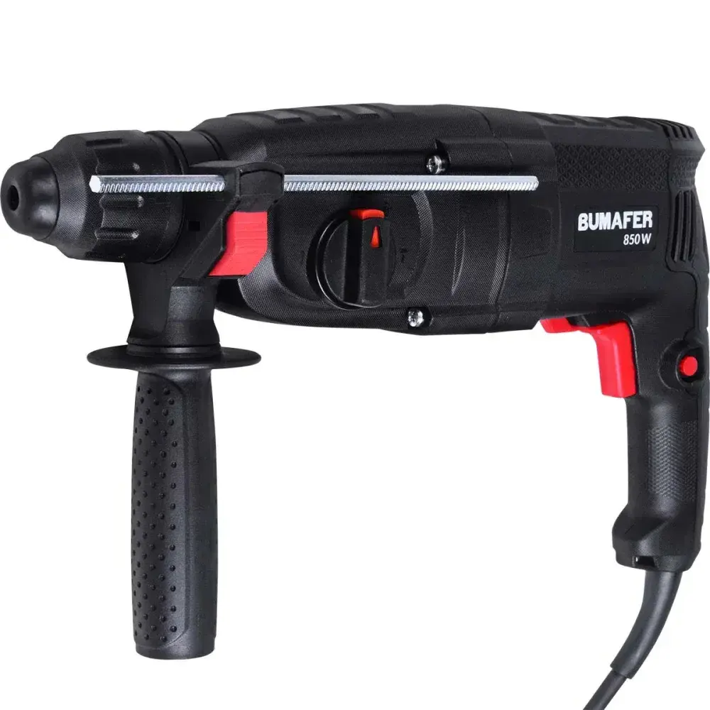 Martelete perfurador e rompedor sds plus 850W Bumafer — fotografia 12