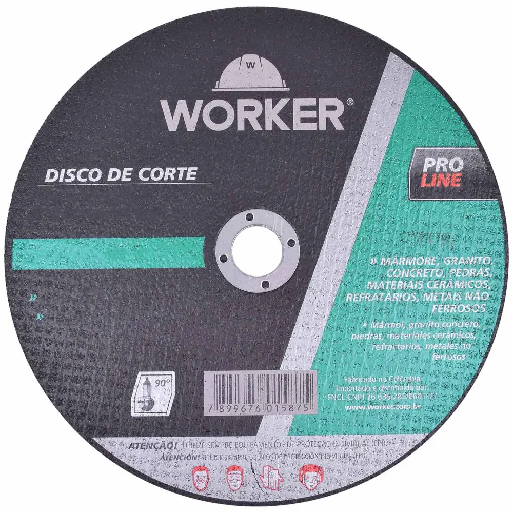 Disco corte 9 x 1/8 x 7/8 Worker — fotografia de referência
