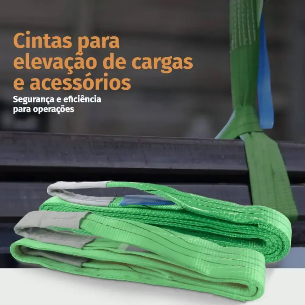 Cinta para Carga 2,5 Metros x 2 TON Vertical 4 TON Dobrado ROBUSTEC — fotografia 4