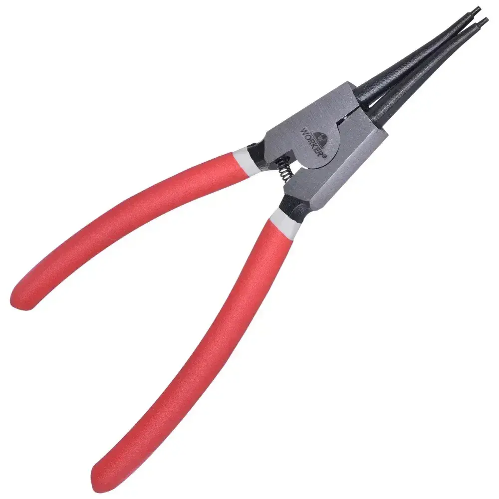 Alicate para anel bico reto externo 7” 20842 Worker — fotografia 8