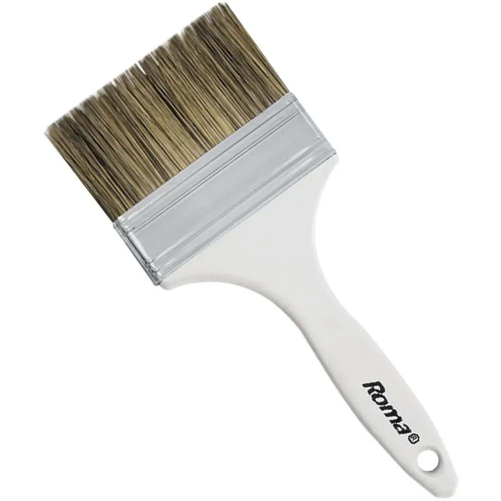 Trincha média 312 cerda pincéis roma sintética gris 2