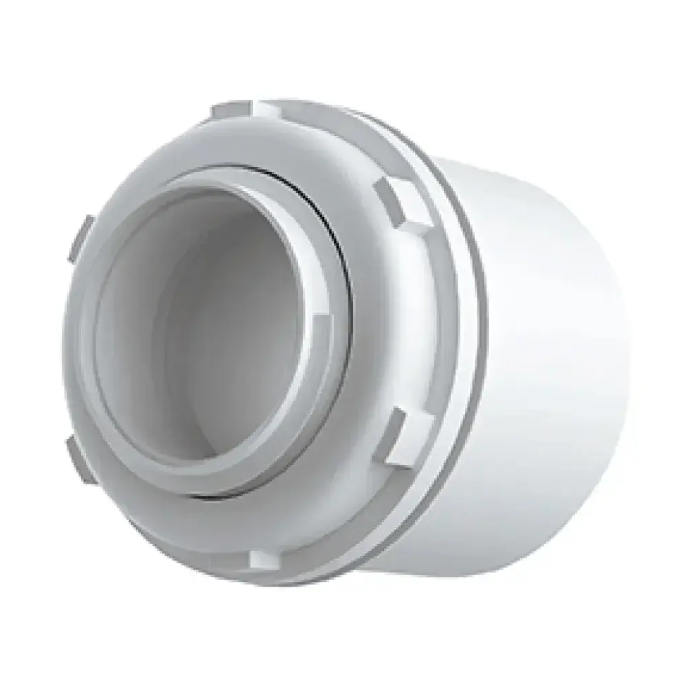 Conector box 3/4 reto pvc branco Inpol — fotografia 2