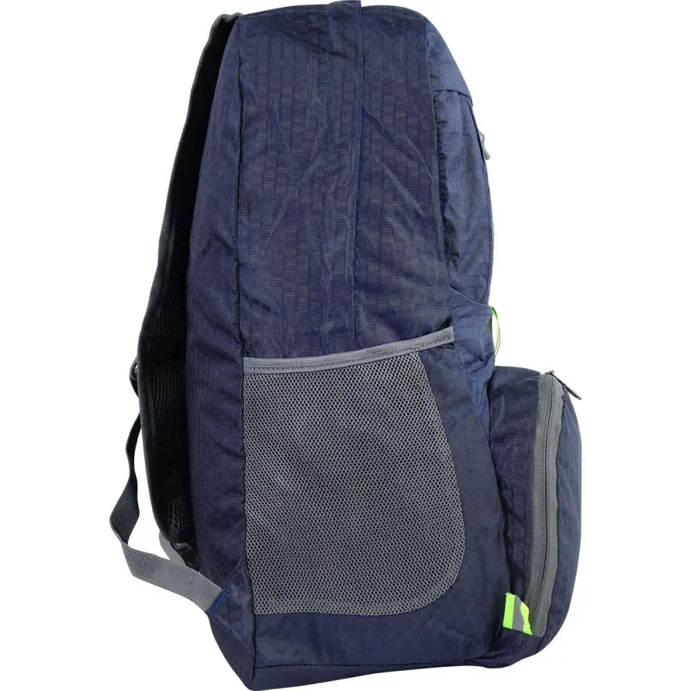 Mochila ultra compacta em poliéster azul 30L Kala — fotografia 4