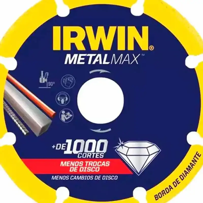 Disco de corte 4.1/2 POL (115 mm) metalmax Irwin — fotografia 2
