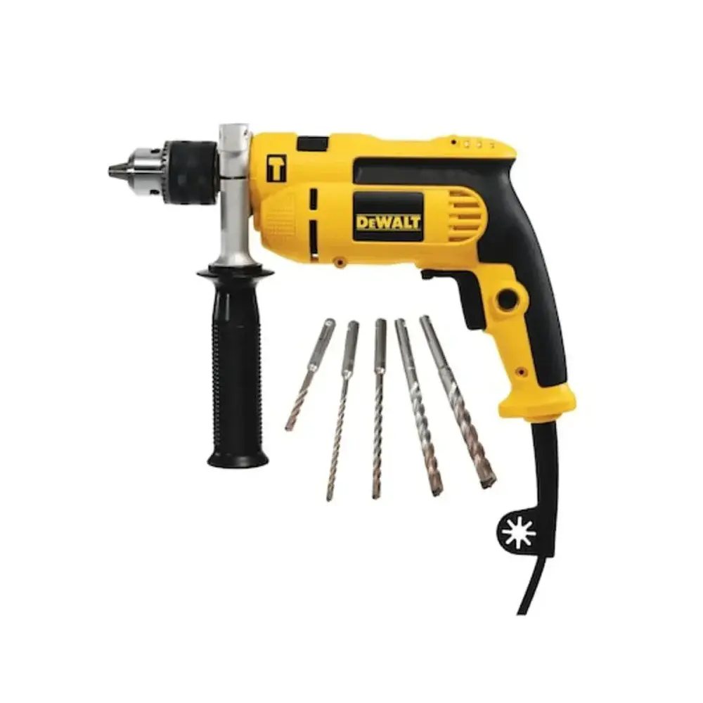 Kit furadeira de impacto com 5 brocas 1/2 750W Dewalt
