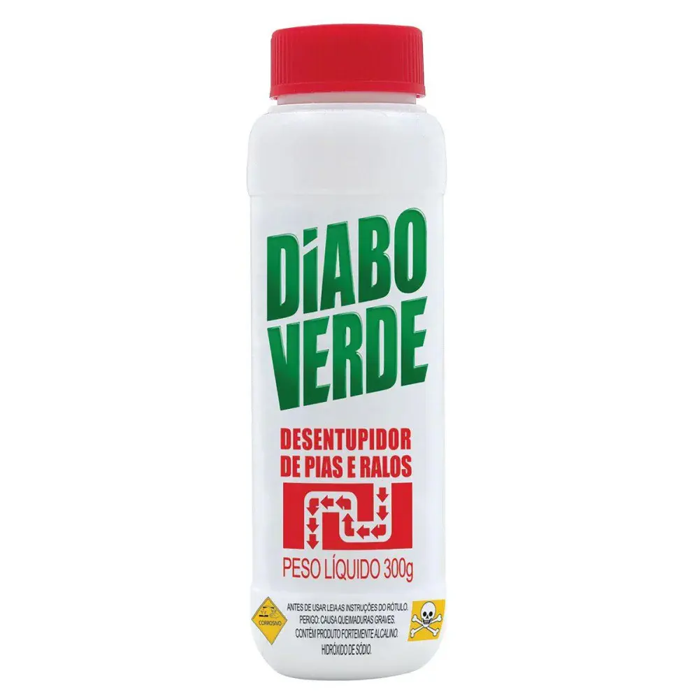 Desentupidor granulado 300G da diabo verde Nobel DO Brasil
