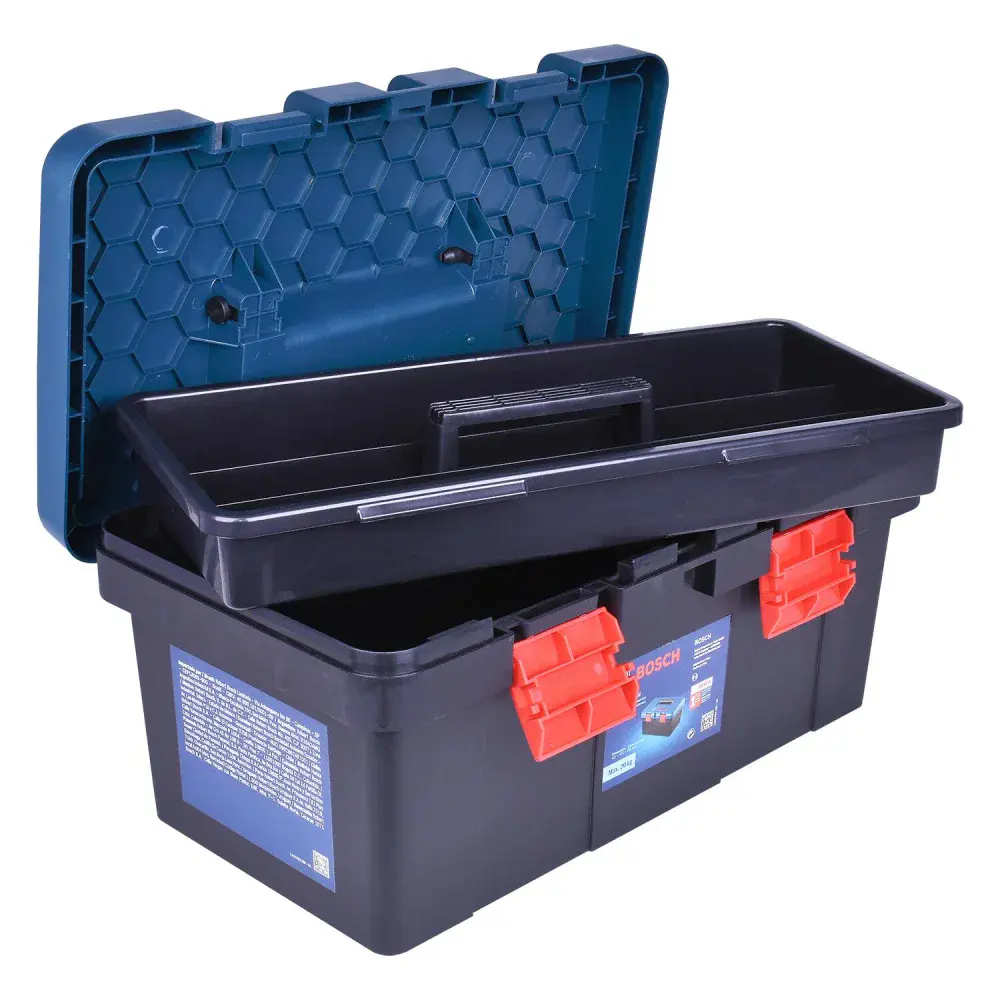 Caixa plástica para ferramentas 427 x 197 x 232 mm Bosch — fotografia de referência