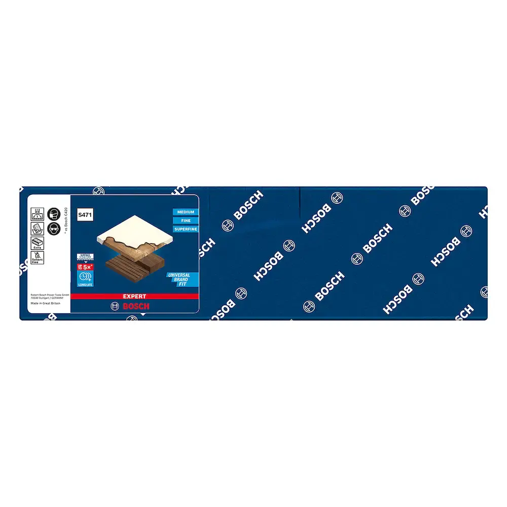 Esponja abrasiva superfine expert S471 69X26X97MM Bosch — fotografia 2