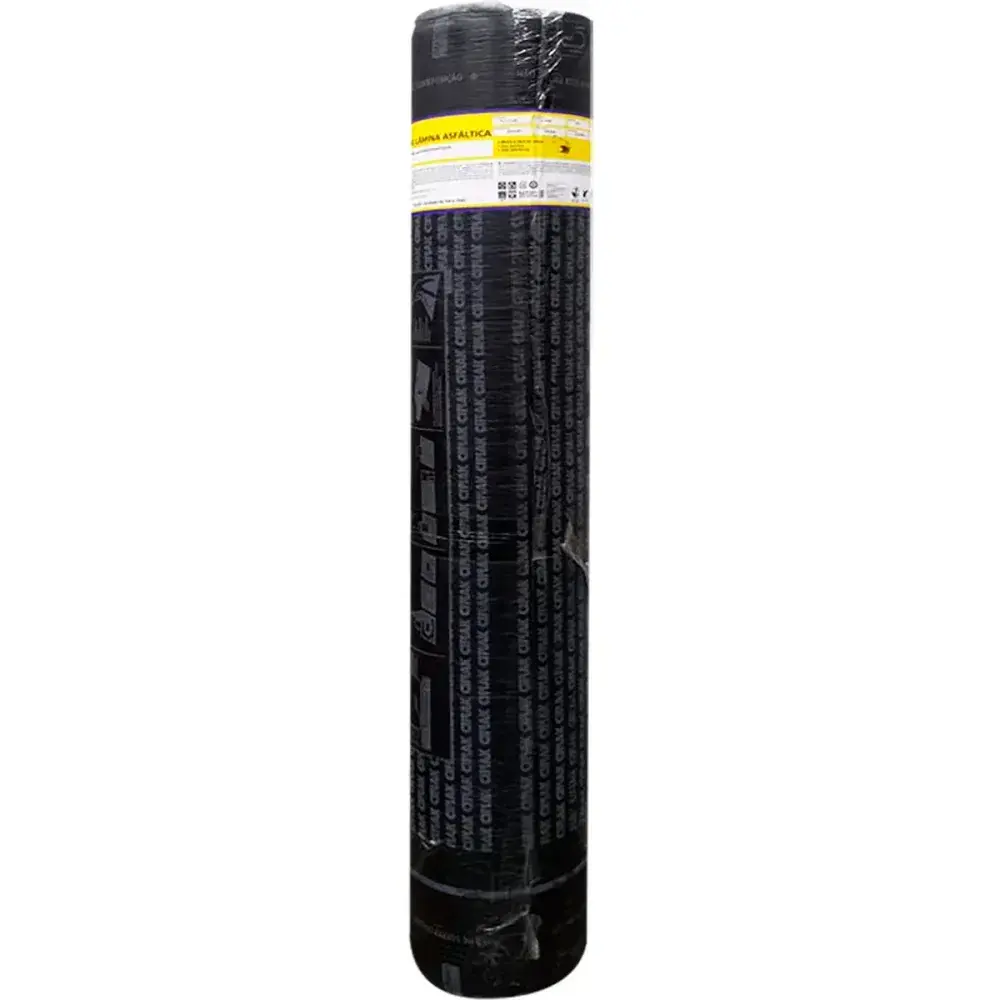 Manta asfáltica impermeabilizante em alumínio 2MM 4KG ciplak Sika — fotografia 2