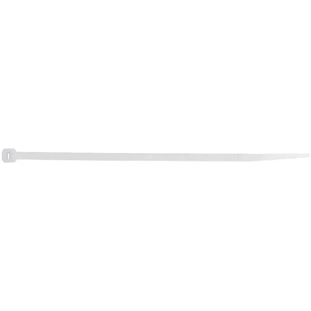 Abraçadeira nylon 4,8MM x 250MM branca Kala 100 peç — fotografia 3
