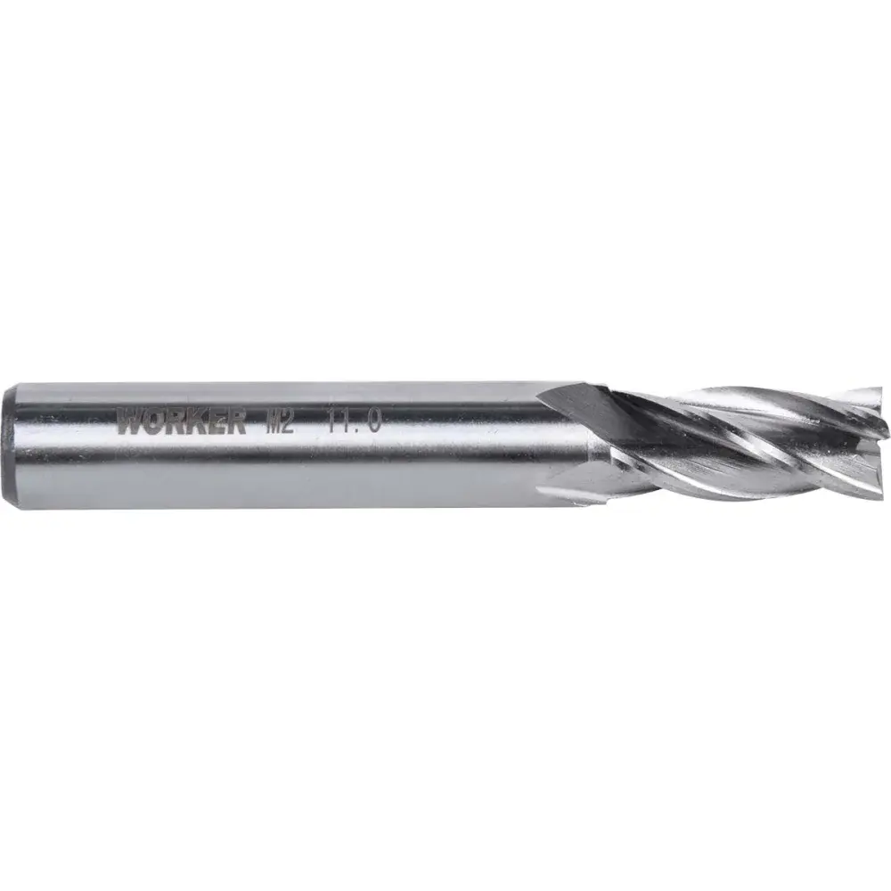 Fresa de topo reto aço rápido 11MM haste 12MM Worker — fotografia de referência