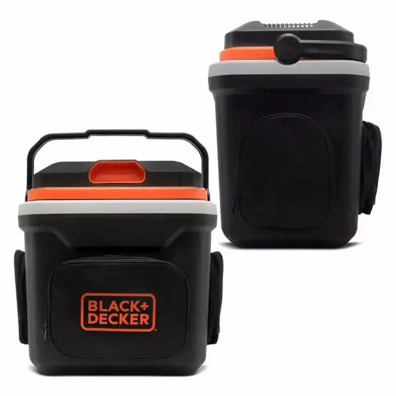 Mini geladeira portátil de viagem 24 litros BDC24L-LA black & decker — fotografia 2