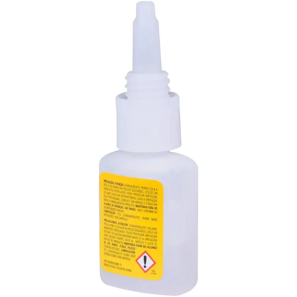 Adesivo instantâneo blister 5GR supercola Tekbond — fotografia 7