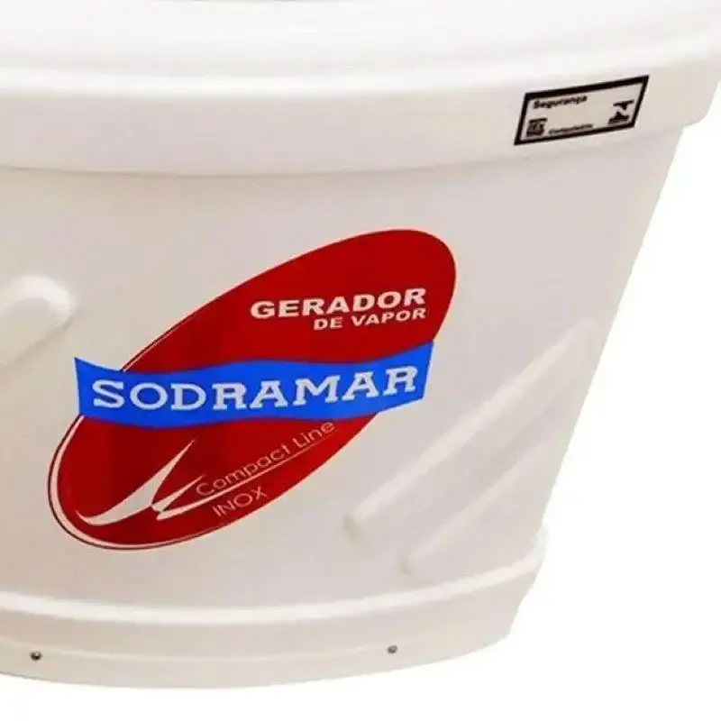 Gerador de vapor inox para sauna 9.0KW trifásica 380V com painel digital Sodramar — fotografia 3
