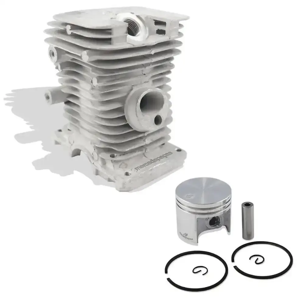 Cilindro pistão junta vela original motosserra Stihl MS381