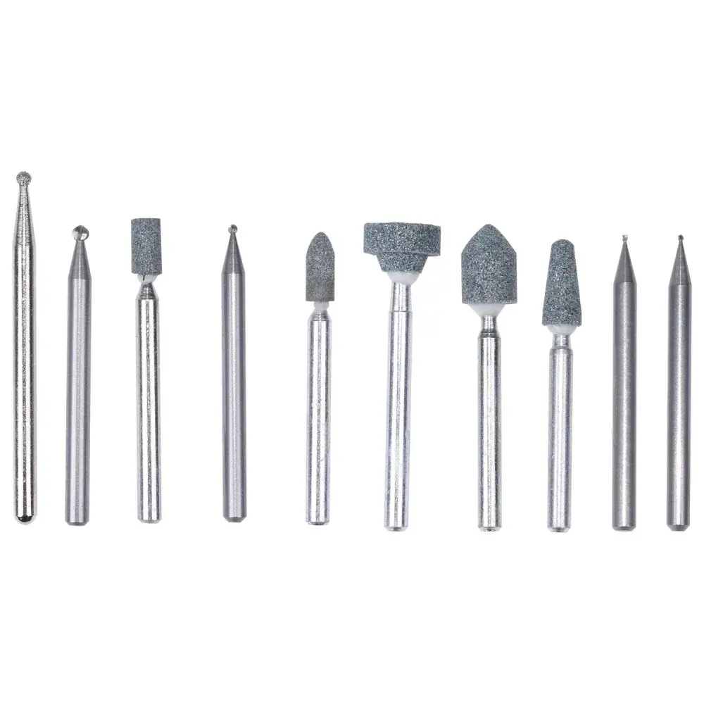 Jogo para mini retífica esculpir e gravar Dremel - 11 pçs — fotografia 2