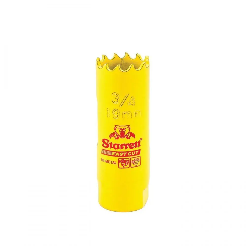 Serra copo aço rápido 3/4 19MM Starrett — fotografia de referência