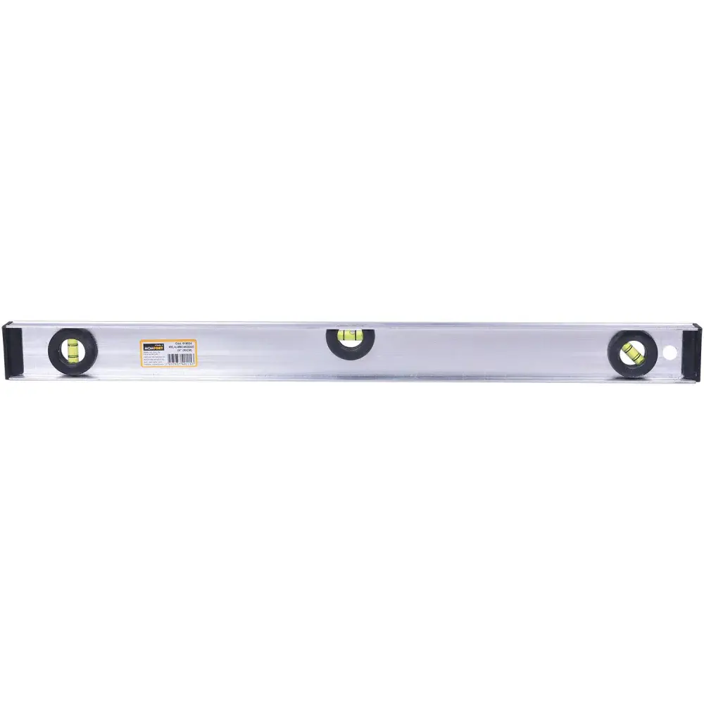 Nível de alumínio anodizado 24″ – 60 cm 618024 Momfort