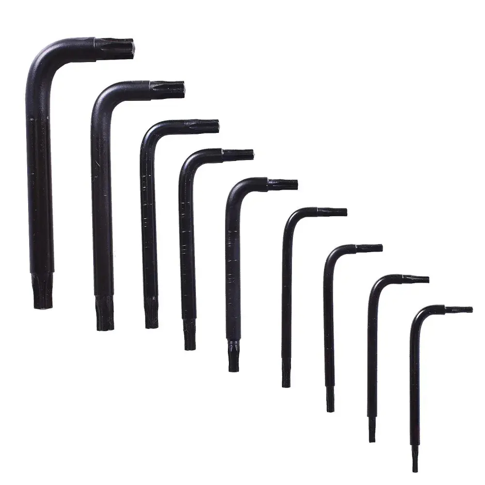 Chave torx tipo l jogo curto 230409SBR belzer - 9 peç Belzer/sata — fotografia 3