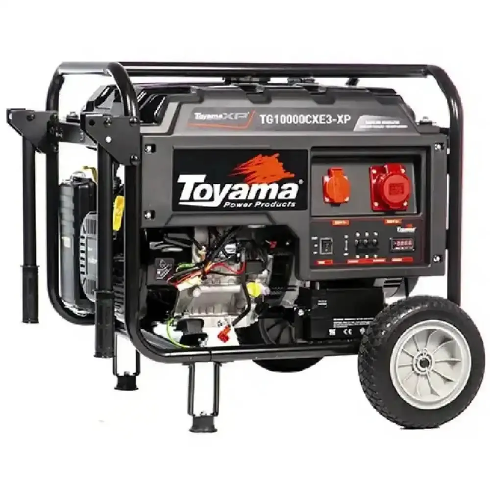 Gerador de energia a gasolina 11,25KVA partida elétrica TG10000CXE3-XP Toyama — fotografia de referência