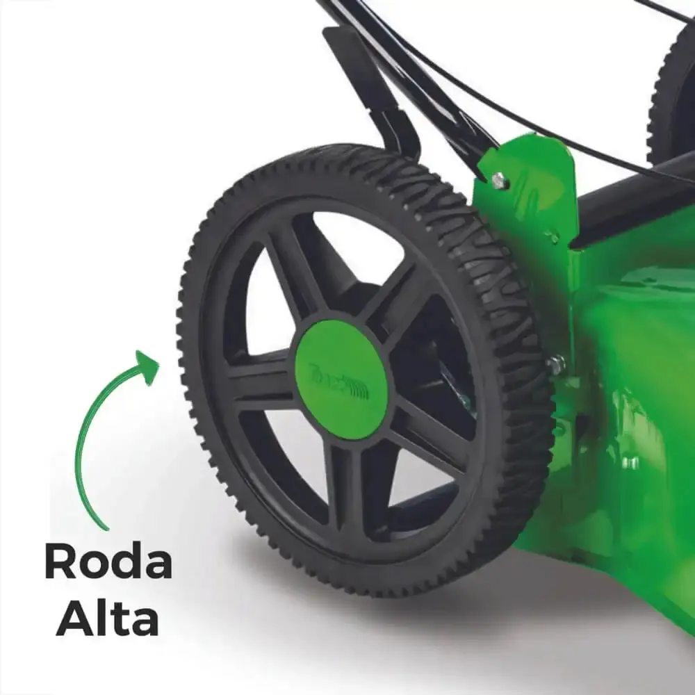 Cortador de grama gasolina 6.5 HP 4T roda alta LF-600RM Trapp — fotografia 3
