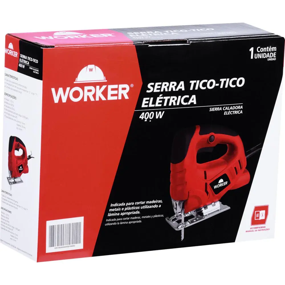 Serra tico-tico elétrica tipo u e t 400W 127V Worker — fotografia 6