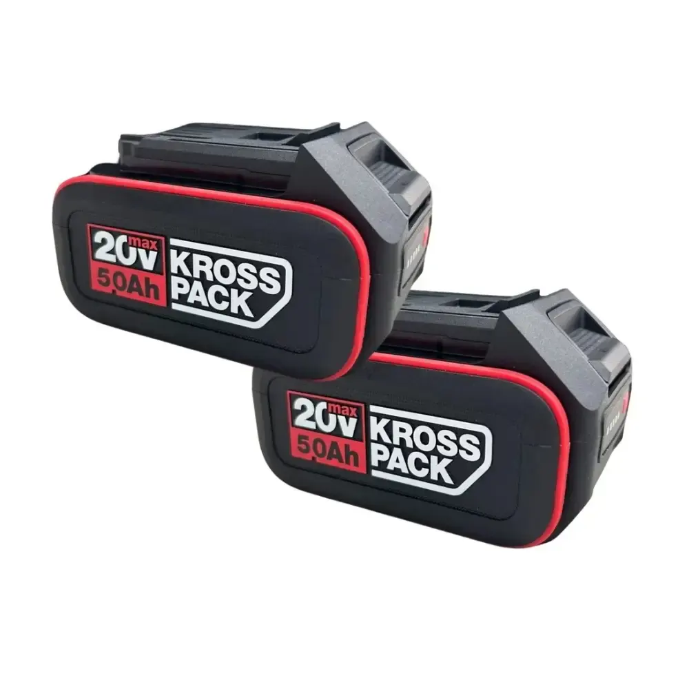 Parafusadeira furadeira impacto 1/2 POL esmerilhadeira 5 POL com 2 baterias 20V carregador Kress — fotografia 5