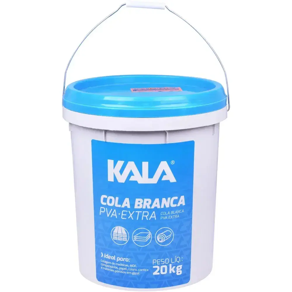 Adesivo cola branca pva extra Kala 20KG — fotografia 5
