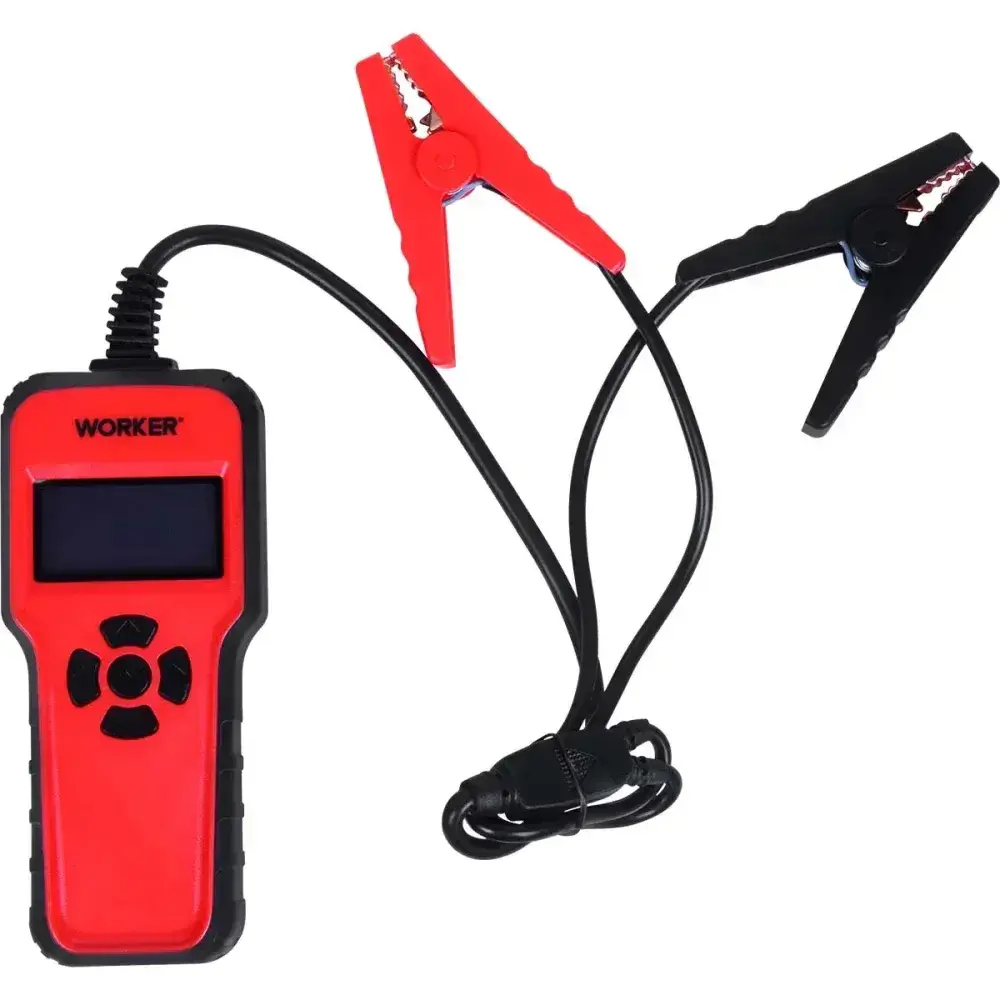 Testador de baterias com display lcd 12V Worker — fotografia 6
