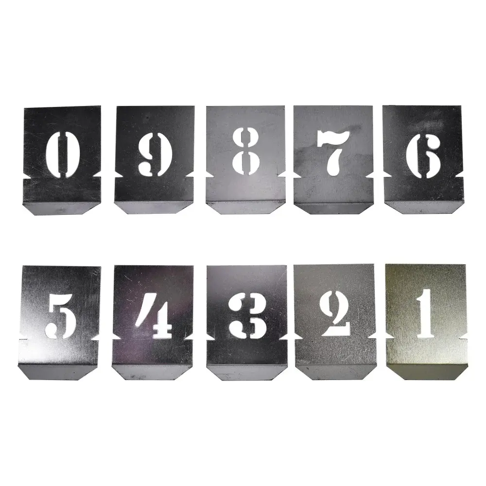 Algarismo em lâmina 0 a 9 25MM para pintura IMK-67 Krause
