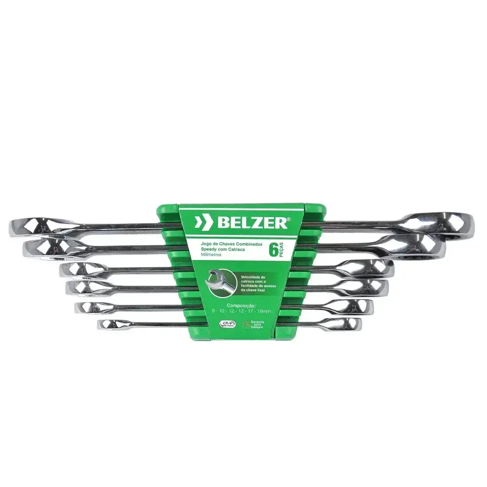 Jogo de chave speedy 8 a 19MM 8556BJ belzer - 6 peç Belzer/sata — fotografia 9