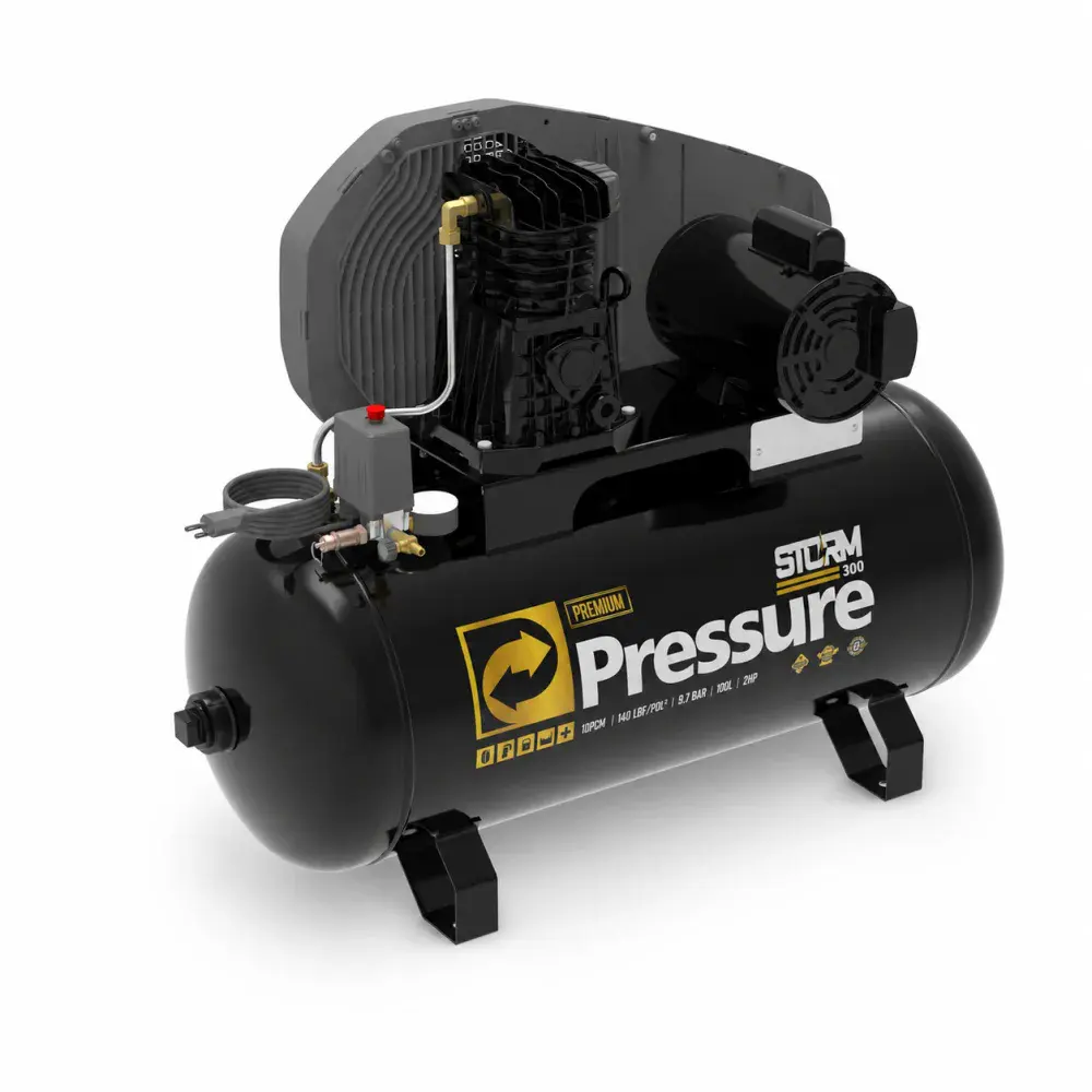 Compressor ar storm 300PREM 10P100L 220V Pressure — fotografia 2