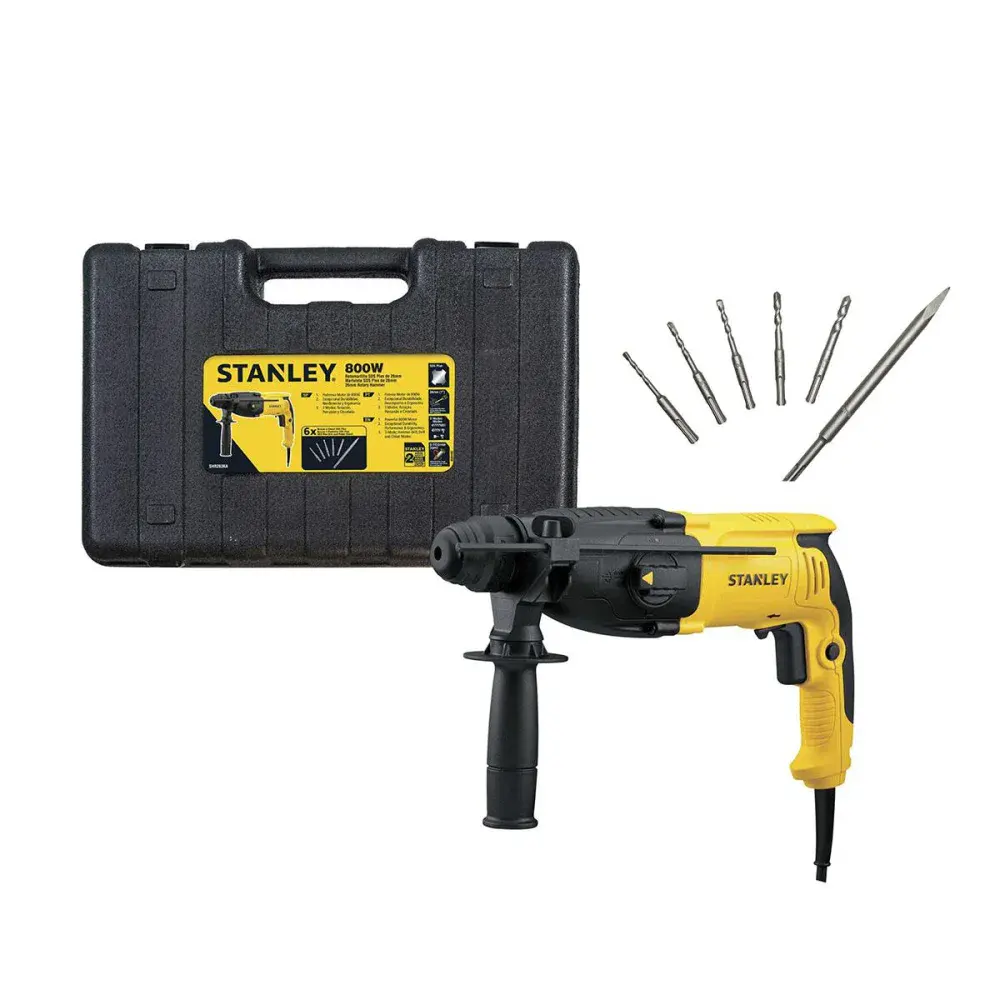 Martelete sds plus 1” 2,4J 800W 127V Stanley