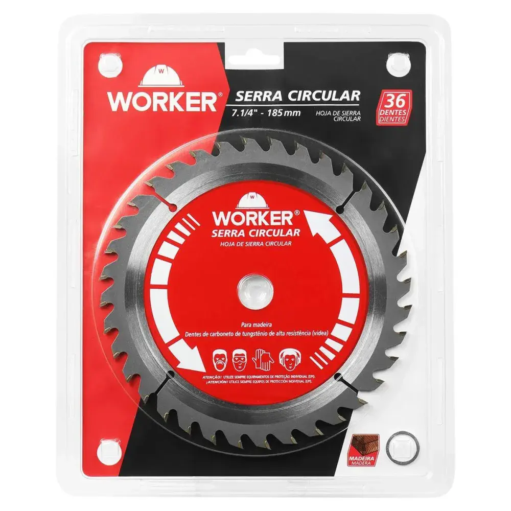 Disco de serra widea 7.1/4 36 dentes 20MM Worker — fotografia 8