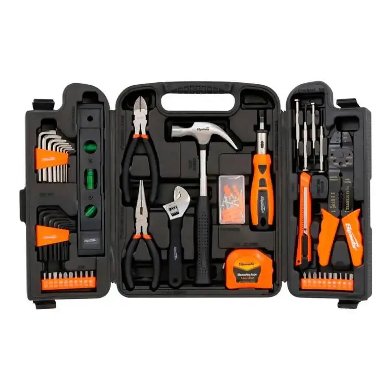 Maleta de ferramentas kit 129 peças sparta + chave soquete universal 48 em 1 360 graus Western — fotografia 4