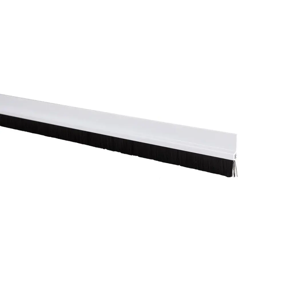 Veda porta adesivado com escova pvc branco 90CM Kala — fotografia de referência