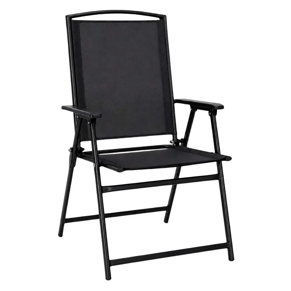 Conjunto com mesa 4 cadeiras e guarda sol 180CM riviera para jardim casa LYS — fotografia 8