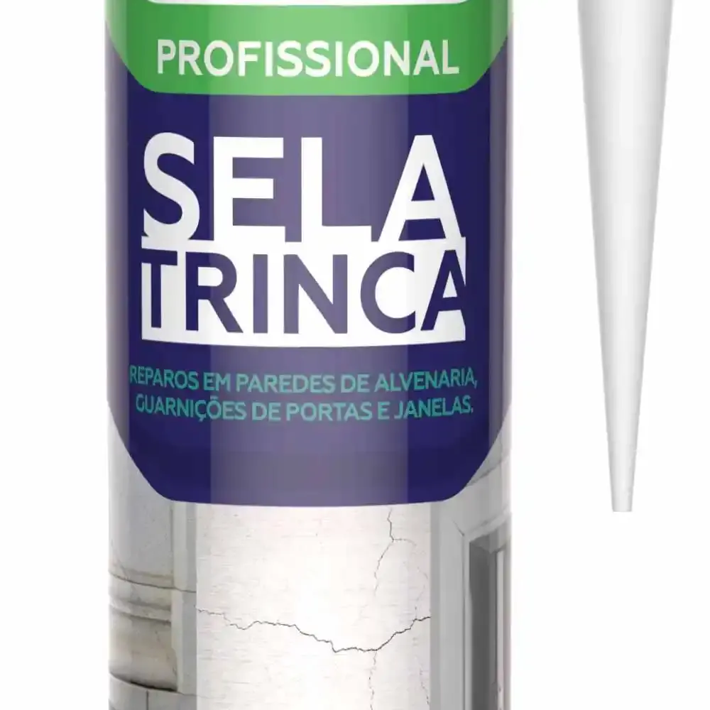 Silicone tubo sela trinca 450 GR 300 ML branca Amazonas — fotografia 3