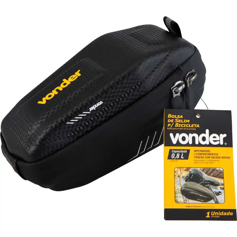 Bolsa selim impermeável para bicicleta Vonder — fotografia 2