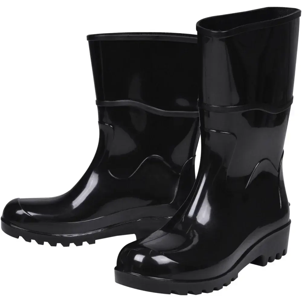 Bota pvc preta cano médio com forro N°40 Worker — fotografia de referência