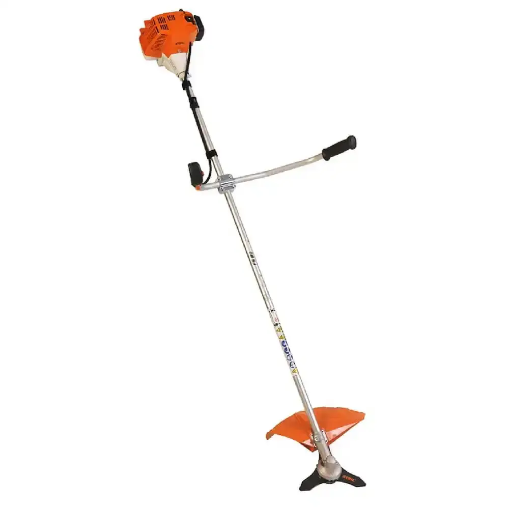 Roçadeira combustão a gasolina 1,3 CV 25 CC lâmina 3 facas FS 80 Stihl — fotografia 2