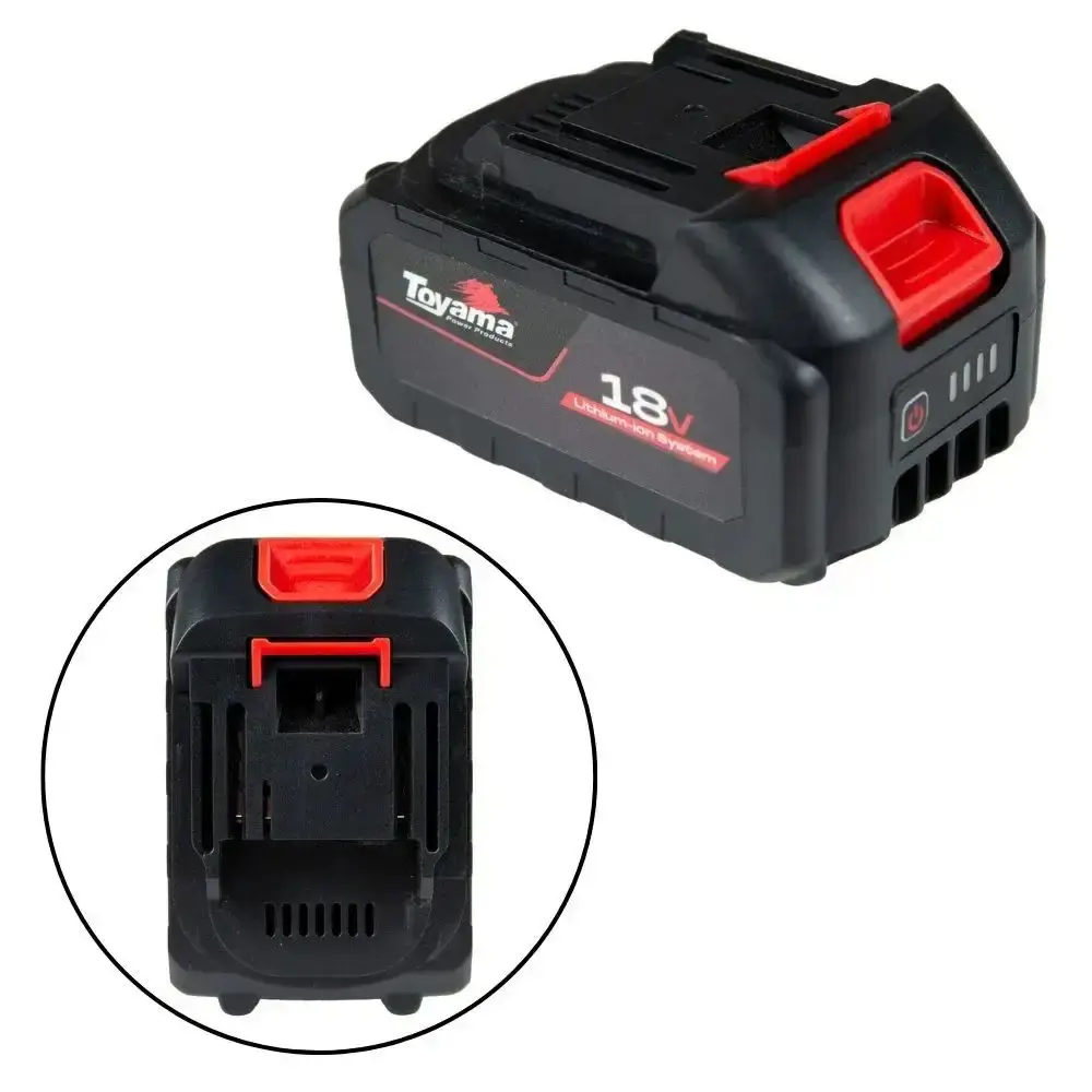 Bateria de lítio 18V 4AH com indicador de carga Toyama — fotografia 4